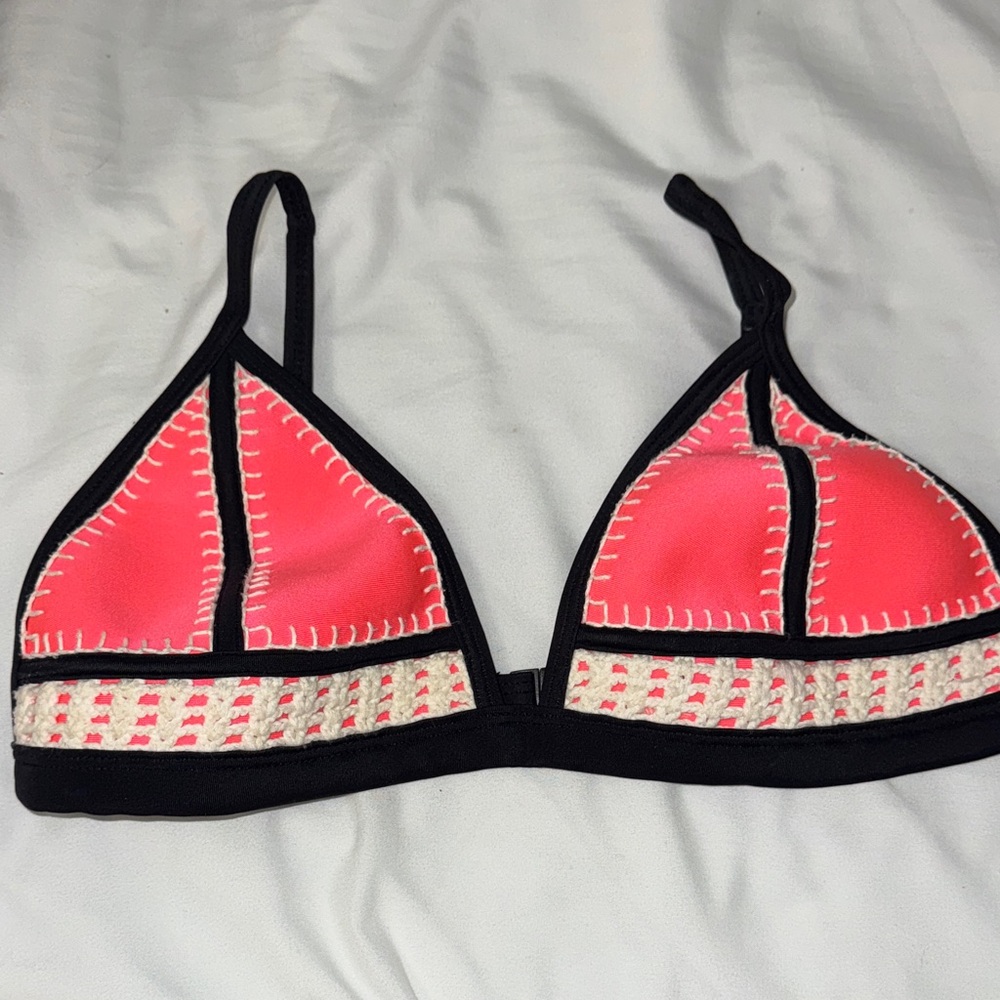 Triangl Swimwear Black Bikini Top